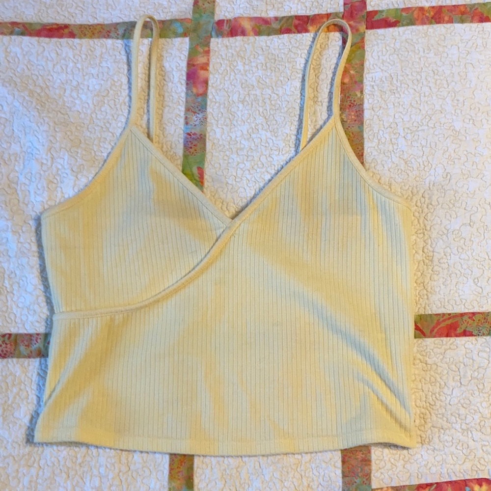 Pacsun yellow crop top